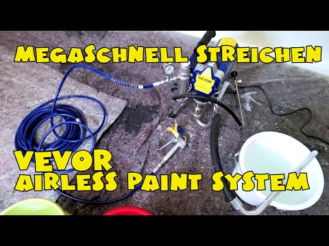 VEVOR Airless Farbsprühsystem 450 WARNUNG vor Modell 395