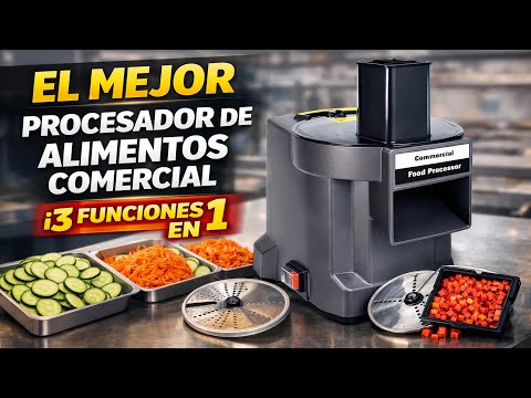 El mejor cortador de verduras comercial de 2026 | 3 en 1 eléctrico profesional