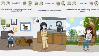 Brain Out 2 - Level 259, 260, 261 Gameplay Solution