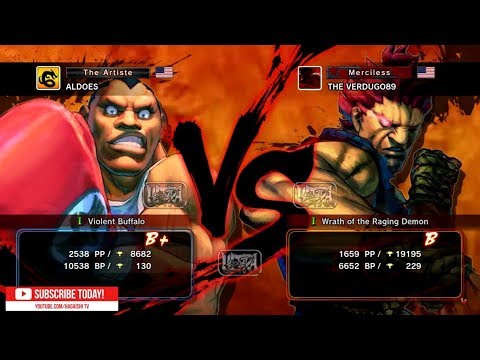 "Best Bout Replays" USF4 - ALDOES vs THE VERDUGO89  (1080p HD 60fps)