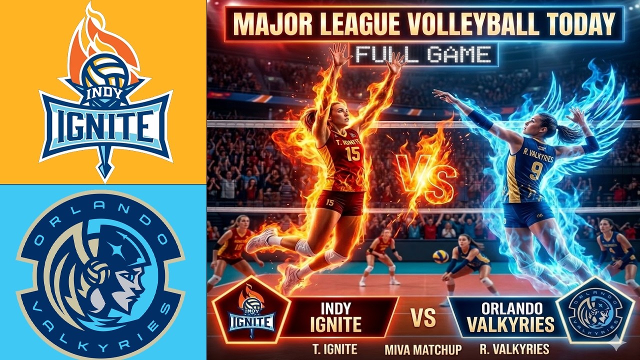 Orlando Valkyries Vs Indy Ignite | FULL MATCH | Apr 23,2026 | Major League Volleyball Today