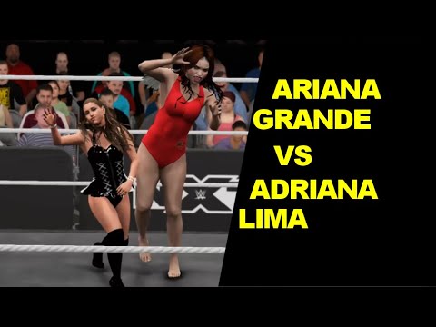 WWE 2K17 Ariana Grande vs Adriana Lima - Superstar Showdown