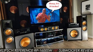 Video thumbnail for Klipsch RP-1600SW 16" Subwoofer Review Discussion by Audioholics