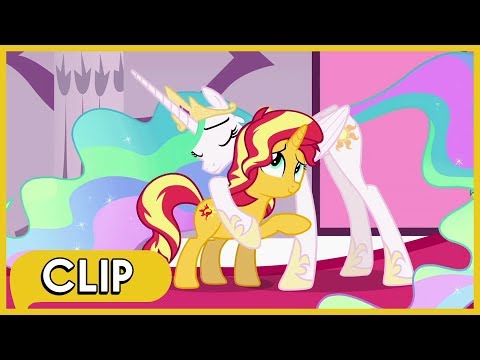 Sunset Shimmer Reunites with Princess Celestia - MLP: Equestria Girls [Forgotten Friendship]