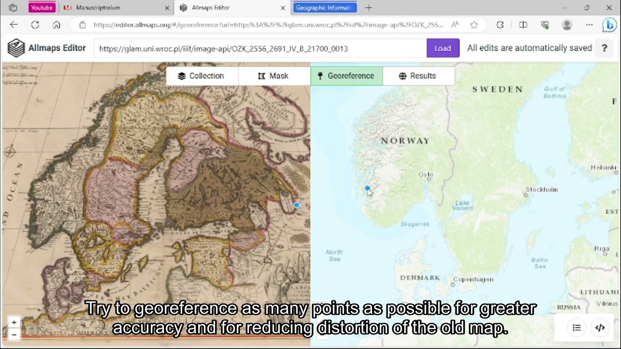 How to georeference a IIIF map using AllMaps