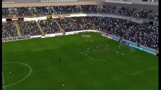 Harry Kane's shot ripping the net