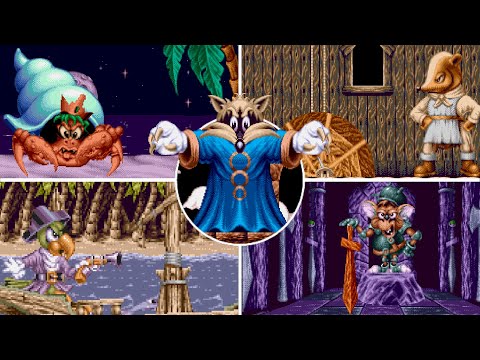 Puggsy (Sega CD) All Bosses (No Damage)