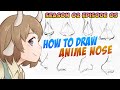 How To Draw Anime Tutorial 13: Nose