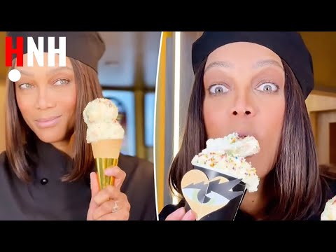 Why Tyra Banks’ Hot Ice Cream Flavors Are Taking Over the Internet