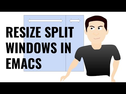 Emacs - Resize split windows