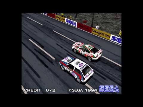 MAME 214sega rally championship 720p 60fps championship mode 2019 uk arcades