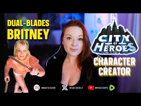 Creating Dual-Blades Britney Spears in City of Heroes!