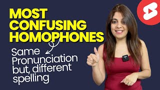 Confusing English Words ~ Homophones & Homonyms | English Pronunciation Practice #vocabulary