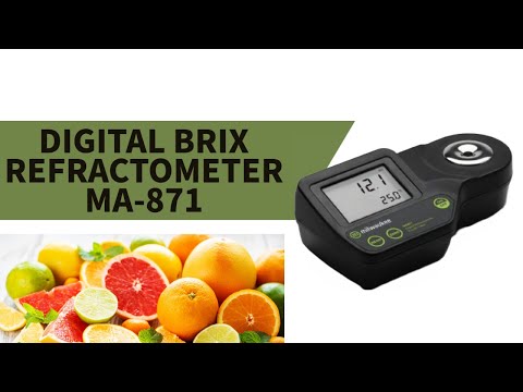 Digital Milwaukee Refractometer for Brix TSS 0-85%