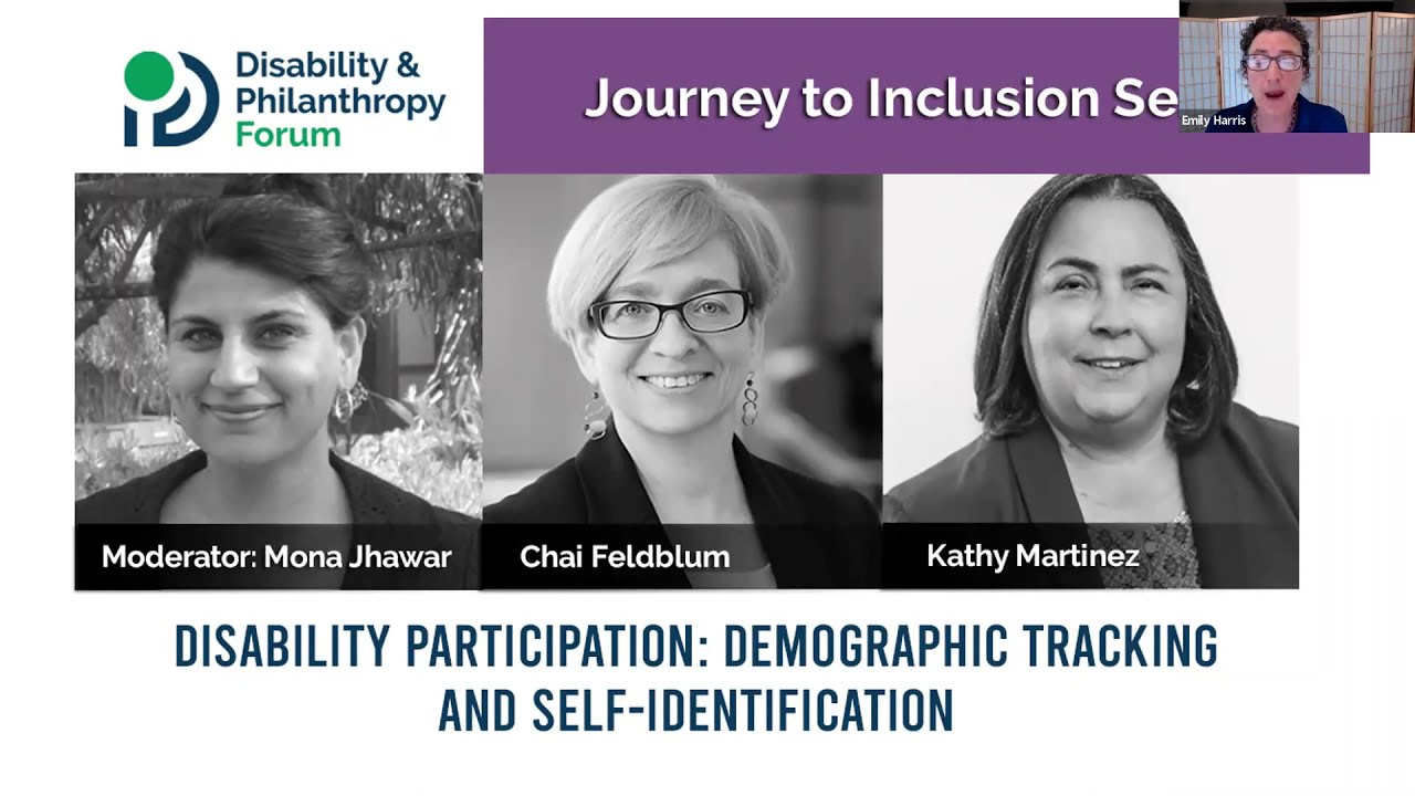 Journey to Inclusion Series - Disability Participation: Demographic Tracking and Self-Identification