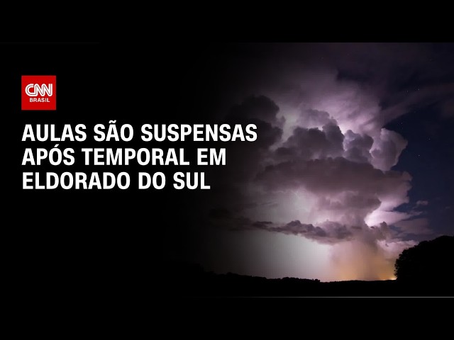 Aulas são suspensas após temporal em cidade no Rio de Grande do Sul | CNN NOVO DIA