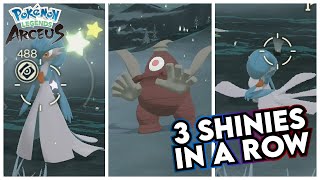 I found 3 shinnies in less than 5 minutes | Pokemon Legends: Arceus