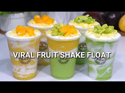 Avocado and Mango Fruit Shake Float Recipe