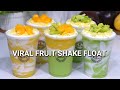 Avocado and Mango Fruit Shake Float Recipe