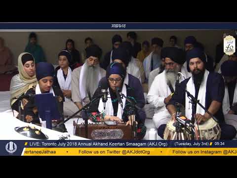 028 Toronto July 2018 - Tuesday Morning - Bibi Harinder Kaur Jee Italy