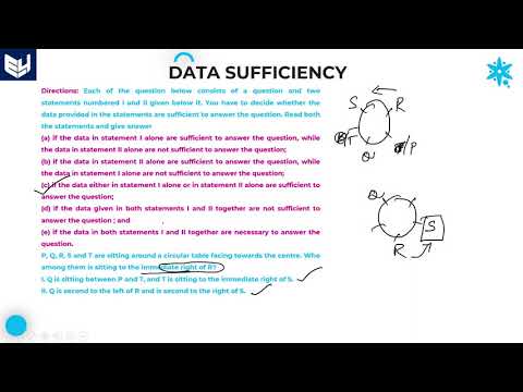 Data sufficiency | Five Siting around the circle | Part 10 | Bharath Kumar