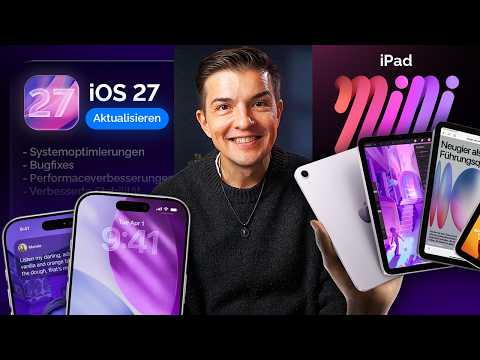 iOS 27 mit DIESEN Änderungen! Das OLED iPad mini kommt & Tim Cook tritt zurück? Das plant Apple!
