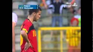 Eden Hazard marque et  éblouit le nouveau coach Belge