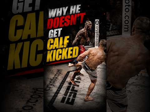 HOW SEAN STRICKLAND AVOIDS BEING CALF KICKED #ufc #fighters #mma