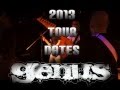 Genus Tour 2013 Promo