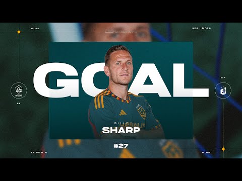 GOAL: Billy Sharp has his first MLS HAT TRICK for the LA Galaxy