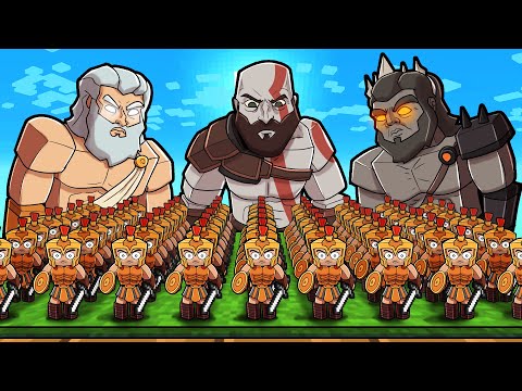 TheAtlanticCraft - Zeus vs Hades - GREEK GOD Map Wars! (Minecraft)