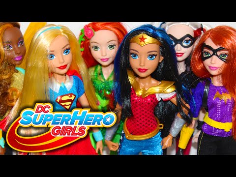 DC SUPER HERO GIRLS DOLLS Collection Review Video!!