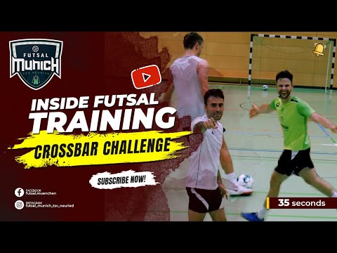 ⚽️ 🎯 🥅 CROSSBAR CHALLENGE FUTSAL | Inside training Neuried Futsal #futsal #futbolsala #crossbar