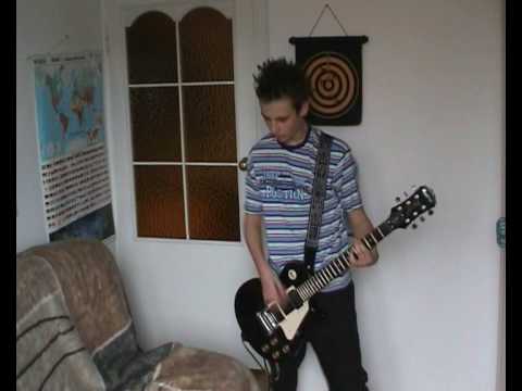 Sum 41 Machine gun guitar cover video thumbnail