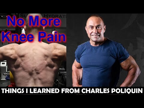 How to ELIMINATE KNEE PAIN & How to IMPROVE Your SQUAT | Things I LEARNED From CHARLES POLIQUIN