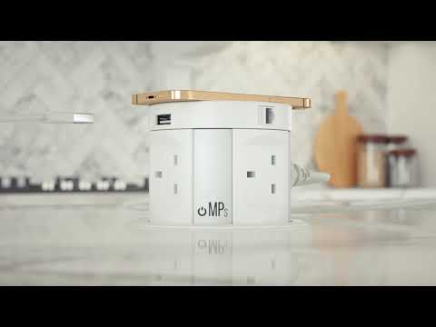 Automatic Kitchen Pop Up Power Outlet - V14W-UK Model Overview