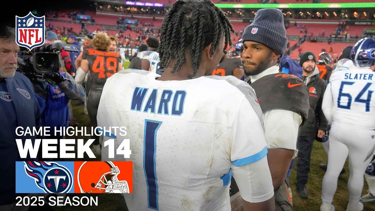 Tennessee Titans vs. Cleveland Browns Game Highlights | NFL 2025 Season Week 14