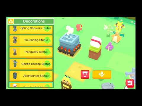 [Pokemon Quest] Pokemart: Purchase 10 Decorations (Reward)