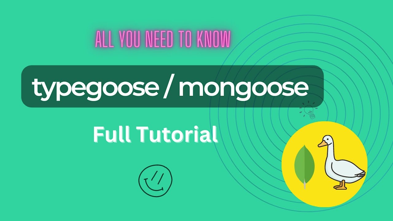 Typegoose / Mongoose tutorial - all you need to know