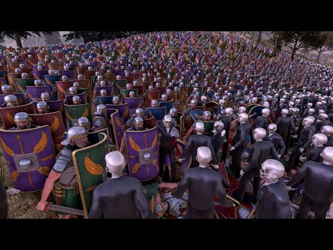15000 Romans VS 15000 Zombie Cops - Ultimate Epic Battle Simulator 2 - UEBS 2