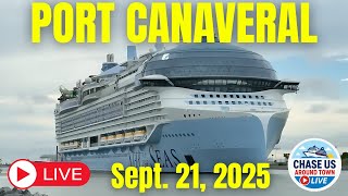LIVE: Watching the Cruise Ships Leaving Port Canaveral LIVE! (Sept. 21, 2025)