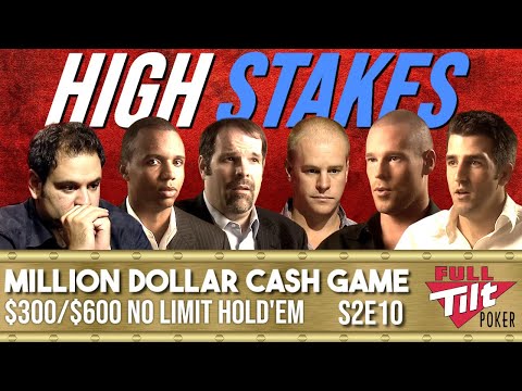 MILLION DOLLAR CASH GAME $300/$600 HIGH STAKES (Antonius, Phil Ivey, Lederer) S2E10