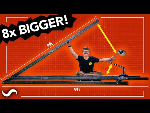 I'm Making The World's Largest Articulating Lamp. (Part 2)