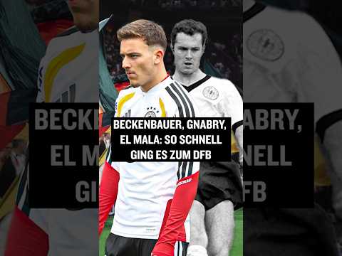 Beckenbauer, Gnabry, El Mala: So schnell schafften sie den Sprung zum DFB #shorts