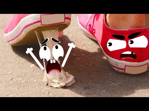 Series4 | Secret Life Of Stuff Fruits And Vegetables Doodles Animation | 3D Cute Food Talking Things