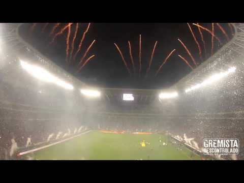 "Fim de jogo - Pentacampeão - FINAL DA COPA DO BRASIL" Barra: Geral do Grêmio • Club: Grêmio