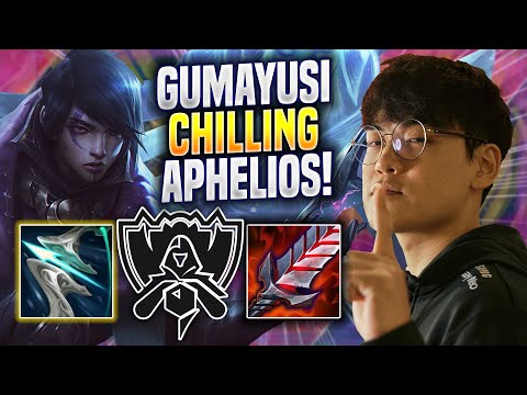 GUMAYUSI CHILLING WITH APHELIOS! - T1 Gumayusi Plays Aphelios ADC vs Lucian! | Bootcamp 2022