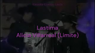 Alicia Villarreal - Lastima - karaoke