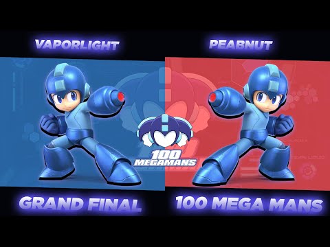 Vaporlight vs Peabnut \\ Grand Final \\ 100 Mega Mans \\ SSBU