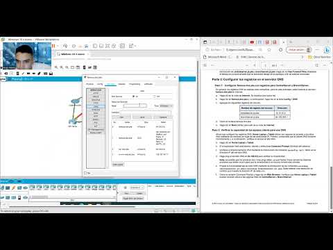 10.2.2.8 LABORATORIO CISCO PACKET TRACER dhcp y dns